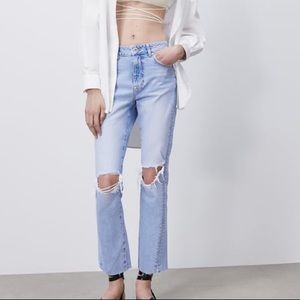 Zara High Rise Jeans
